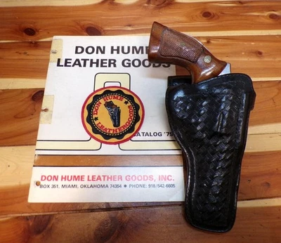 H900 #1-4 AS BBW HUME Holster for S&W K Frame 10 15 19 66 RUGER Security Six 4" - Image 1 of 4