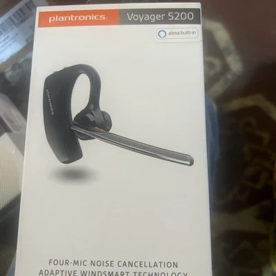 NEW FACTORY SEALED Plantronics Voyager 5200 Wireless Bluetooth Headset - Image 1 of 4