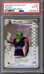 Score Dragon Ball Z Saiyan Saga Piccolo 180 Limited High Tech 23/23 FOIL PSA 8 - Picture 1 of 1