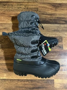 Western Chief Women’s Black Waterproof/fleece Lined Winter Boots Size 7 - Picture 1 of 10