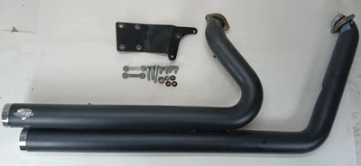 Harley-Davidson 2015 Dyna Wide Glide Vance & Hines Big Shot 47338 Exhaust Black - Image 1 of 4