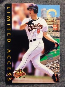1997 Fleer Circa Cal Ripken Jr. Limited Access Insert Card 