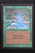 Magic The Gathering MTG STREAM OF LIFE #1 Limited Edition Beta LP Lightly Played