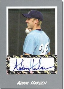 2004 Adam Harben Rookie Autograph Mint SILVER Auto RC #/100