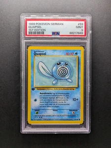 1999 Pokemon QUAPSEL - 1. Edition - 59/102 - Base Set DE - PSA 9 - Picture 1 of 2