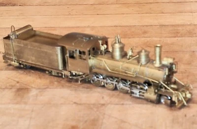 Last Run Key Imports HOn3 Brass D&RGW C-19 2-8-0 #345, a Beauty Excellent Runner - Image 1 of 4