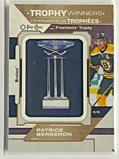 2019-20 O-Pee-Chee Trophy Winners Patch (Presidents') #P-13 Patrice Bergeron