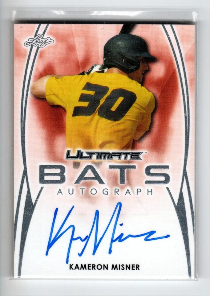 2019 Leaf Ultimate Draft Ultimate Bats #UBKM1 Kameron Misner - Image 1 of 1