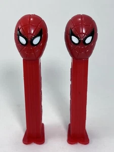 Lot of 2 Spiderman 1989 Vintage Pez Dispenser Marvel China Great Condition - Picture 1 of 4
