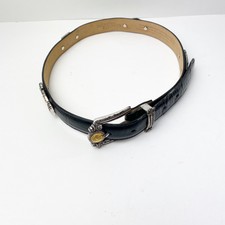 Brighton Museum Collection Women’s Belt Leather Black Adjustable SZ Small