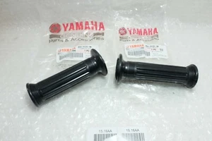 NEW Genuine Yamaha Vintage Handle Grips DT RD RT TT XS XT RD400 JT1 RT1 Pair RL - Afbeelding 1 van 6
