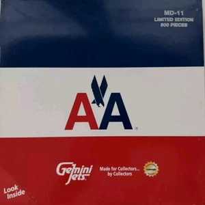 ✈️ GEMINI JETS American Airlines McDonnell Douglas MD-11 Diecast Model NIB 1:400 - Picture 1 of 7