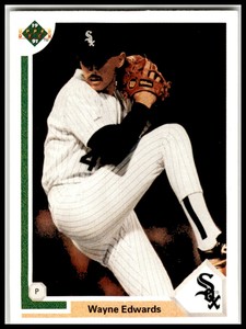 1991 Upper Deck #697 Wayne Edwards Chicago White Sox