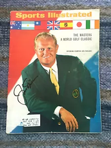 JACK NICKLAUS SIGNED SPORTS ILLUSTRATED JSA COA FULL MAG W/ LABEL PGA TIGER RARE - Picture 1 of 6