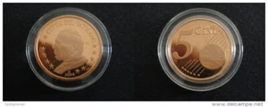 2004 - 5 CENTS EURO BE VATICAN JEAN-PAUL II - SOUS CAPSULE - BELLE EPREUVE - VAT - Picture 1 of 1