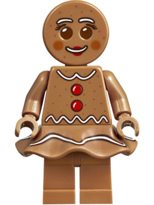 LEGO® Minifig Gingerbread Woman Lebkuchen Frau hol168 Weihnachten NEU - Bild 1 von 1