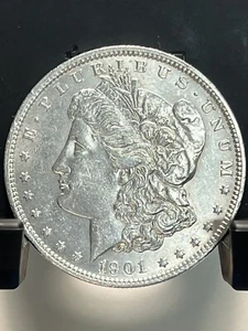 1901-O Morgan Silver Dollar About Uncirculated Proof-Like Cartwheel Luster - Bild 1 von 2