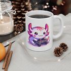 White Coffee Mug Pink Axolotl With Video Game Controller Best Gift For Gamers
