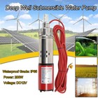 12V 200W Stainless Steel Submersible Pump Deep Well Water Solar Powered DC Pump