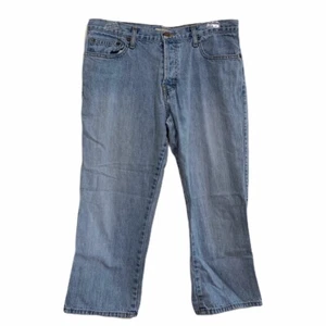 Abercrombie & Fitch Jeans Sz 6 Button Fly Distressed 100% Cotton Womens - Picture 1 of 7