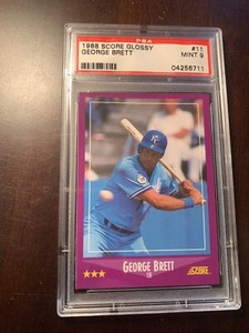 1988 Score Glossy George Brett PSA 9