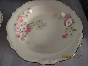 Homer Laughlin Virginia Rose B 49 N 8 De Colección Hecho en EE. UU. 8 1/4" Sopa Cereal Cuencos - Imagen 1 de 3