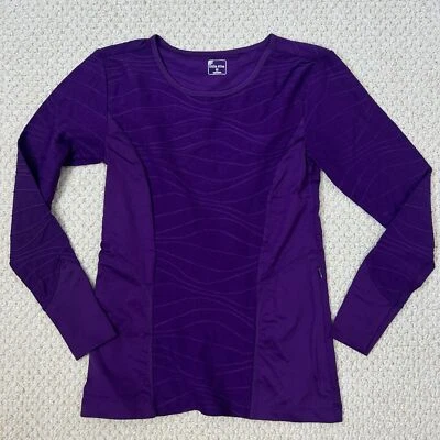 Camisa Title Nine Rash Guard para mujer talla XS púrpura cremallera bolsillo nadar playa océano Foto 1 de 4