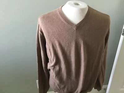 Suéter Cleveland Classics Manga Larga Marrón Pullover Cuello en V M Mediano  Foto 1 de 3