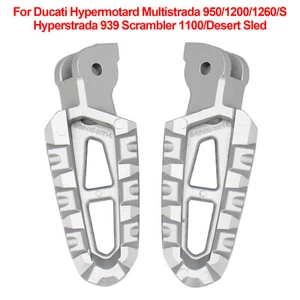 Brackcetes de reposapiés para Ducati Hypermotard 950 Multistrada 1200/1260 montaje en pie - Imagen 1 de 10