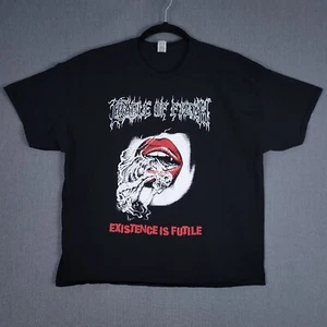 Cradle of Filth Hemd Herren 2XL schwarz Existence Is Futile Metal Band Dual Grafik - Bild 1 von 7