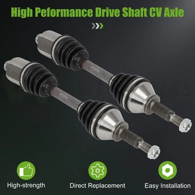 2x Front CV Axle Shaft For Chevy Cobalt HHR Saturn Ion Pontiac G5 Pursuit - Image 1 of 4