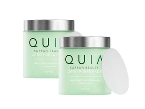 QUIA Zero Pore Pads - Reduce Blackheads & Blemishes - Gentle Calming Exfoliation - Picture 1 of 21