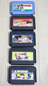 Nintendo Famicom NTSC J NES Japan Dragon Ball Z Set, 1 2 3 Etc VGC