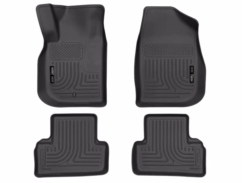 Husky Weatherbeater Floor Mats Fit 05-10 Cobalt, 07-09 Pontiac G5 Front/2nd Blk Foto 1 de 4