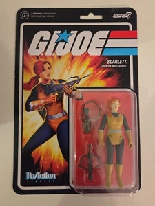 G.I. Joe Scarlett Counter Intelligence Super 7 Reaction Actionfigur NRFB - Bild 1 von 3