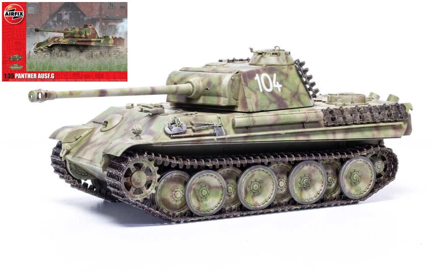 Panther Ausf G. Tank 1 35 Plastic Model Kit Airfix