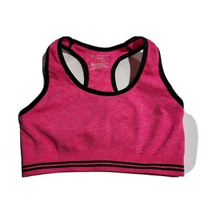 Tek Gear® Seamless Sports Bra Womens SM Pink Light Support 