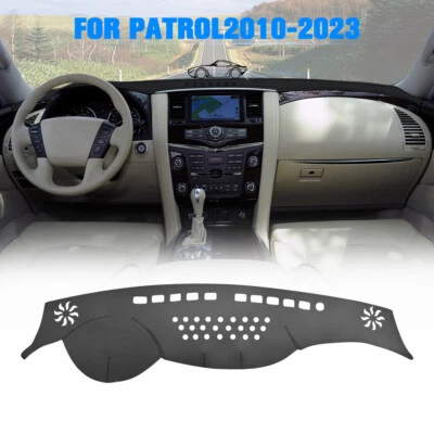 Cubierta de tablero de cuero antideslizante alfombrilla de tablero para Nissan Armada Patrol EE. UU. Foto 1 de 4