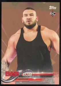 2018 Topps WWE Then Now Forever Rezar Rookie Bronze Parallel RC #161 - Picture 1 of 2