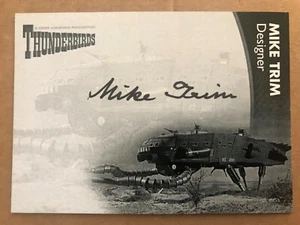 THUNDERBIRDS SERIES 2: PROOF AUTOGRAPH CARD: MIKE TRIM - DESIGNER MT2 - Picture 1 of 1