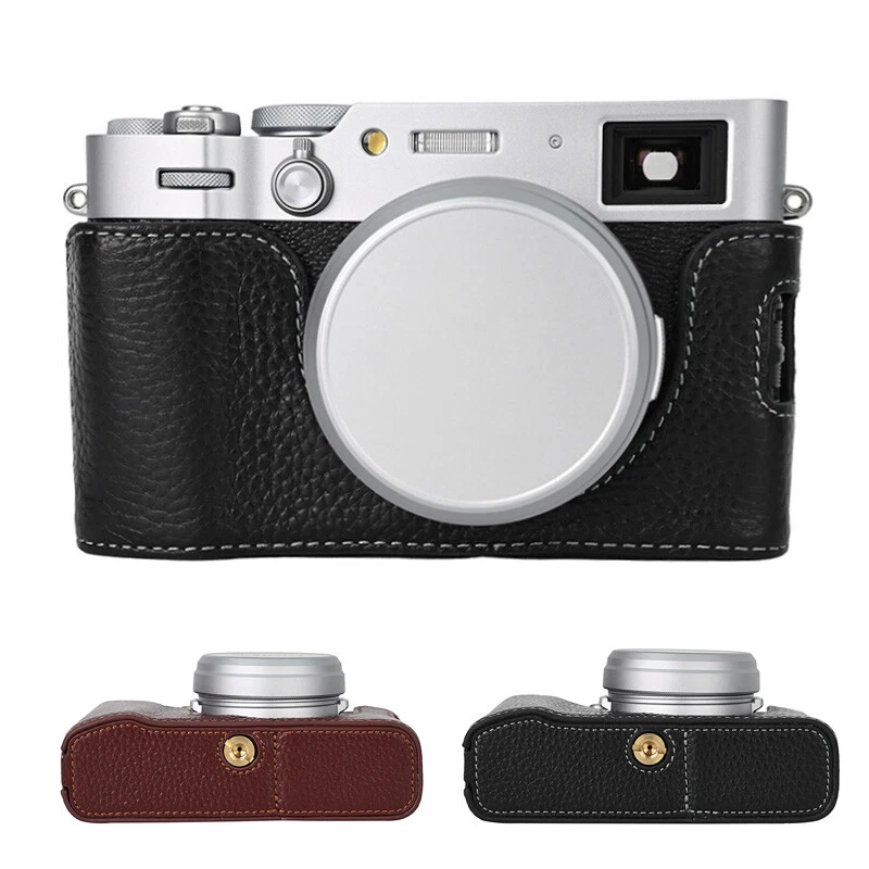 Genuine Real Leather Half Case for FUJI X100VI FUJIFILM Camera Grip - Image 1 of 1