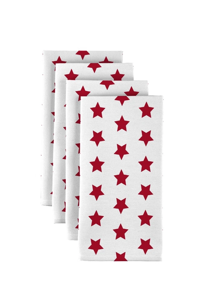 American Red Stars Napkins 1 Dozen  - Image 1 of 1
