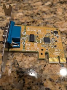 Dell Sunix 039G9N RS-232 Serial Port PCI-E Interface Card w/ Low Profile Bracket - Picture 1 of 3