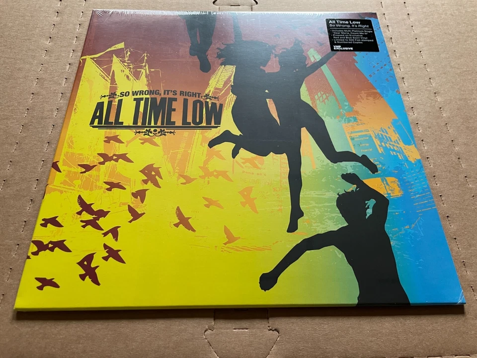 NEW SEALED All Time Low - So Wrong, It's Right COLORED Vinyl /500 NUMBERED VMP - Image 1 of 1