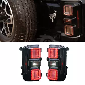 Luces traseras LED completas Fit Ford Bronco lámpara trasera señal secuencial humo 21-24 - Imagen 1 de 2
