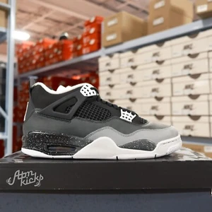 Jordan 4 Retro Fear (2024) 5.5Y (Women's 7) FQ8213-002 Youth|Women's - Picture 1 of 7