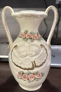 Nice White Angel Vase - Picture 1 of 5