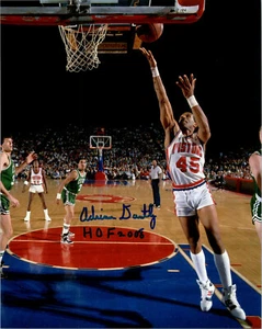 Adrian Dantley Signed Autographed 8x10 Photo Detroit Pistons NBA HOF Basketball - Picture 1 of 1