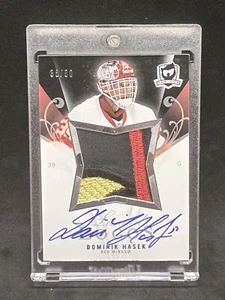 2007-08 Dominik Hasek Upper Deck The Cup Autograph Game Used 38/50 Hockey Card - Picture 1 of 2