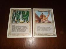 MTG Magic Serra Angel x1 & Wall of Swords x1 Unlimited MP
